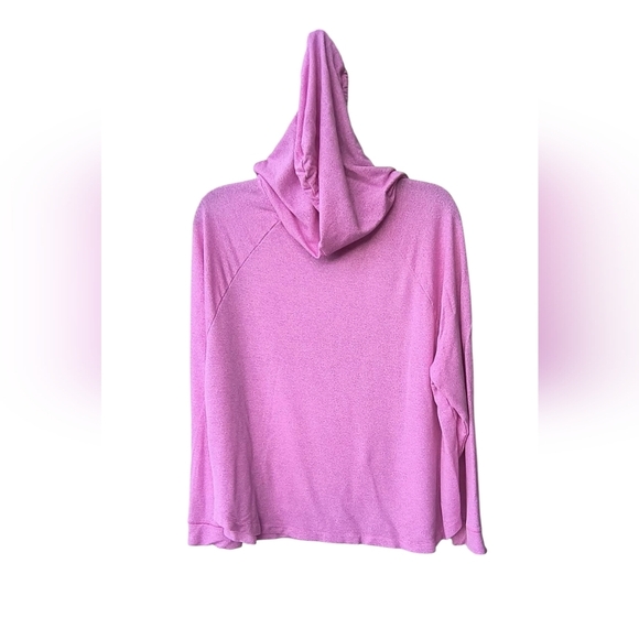 Koolaburra UGG Light & Airy Pink French Terry Super Soft Crop Lounge Hoodie L - Picture 5 of 10